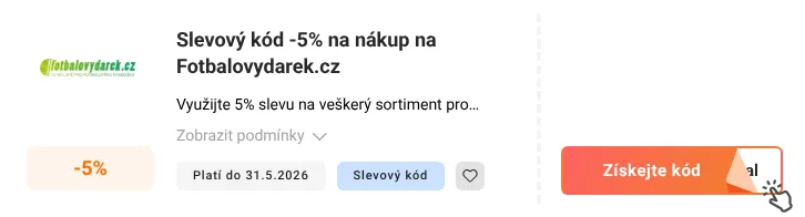 Jak využít slevový kupón Fotbalovydarek.cz
