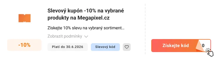Jak využít slevový kód Megapixel.cz