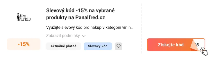 Jak využít slevový kupón Panalfred.cz