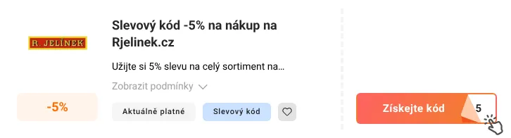 Jak využít slevový kupón Rjelinek.cz
