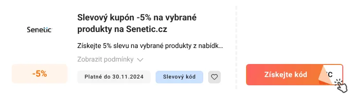 Jak využít slevový kód Senetic.cz