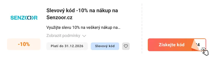 Jak využít slevový kupón Senzoor.cz