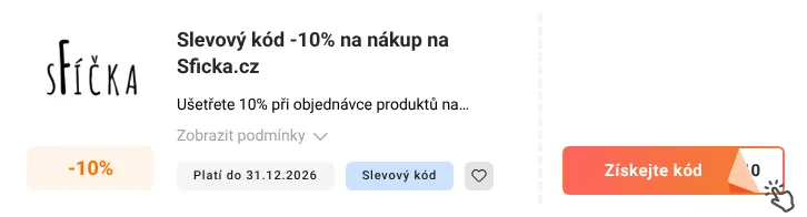 Jak využít slevový kód Sficka.cz
