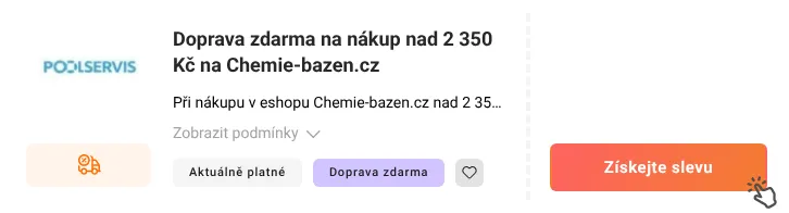 Jak využít slevu Chemie-bazen.cz