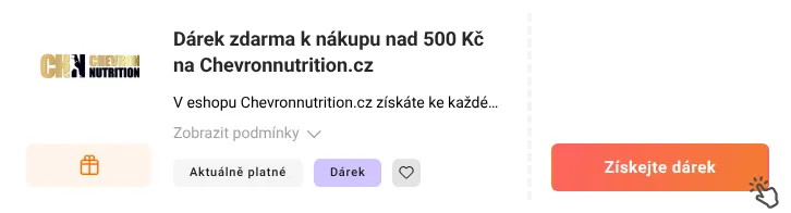 Jak využít slevu Chevronnutrition.cz