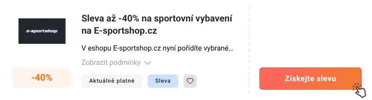 Jak využít slevu E-sportshop.cz