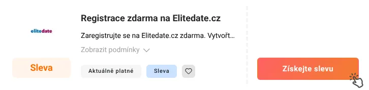 Jak využít slevu Elitedate.cz