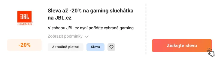 Jak využít slevu JBL.cz