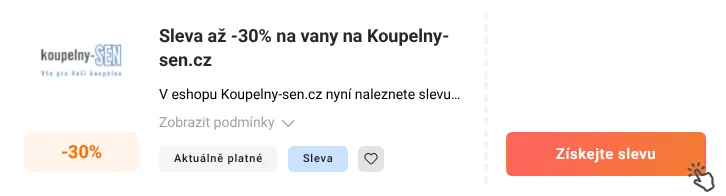 Jak využít slevu Koupelny-sen.cz