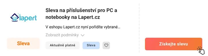 Jak využít slevu Lapert.cz