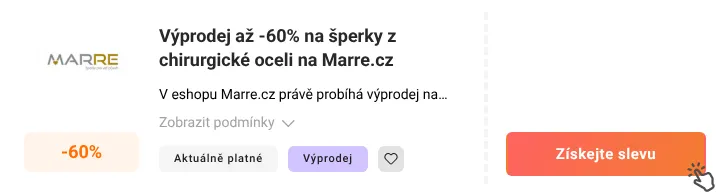 Jak využít slevu Marre.cz