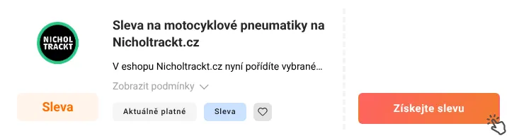 Jak využít slevu Nicholtrackt.cz