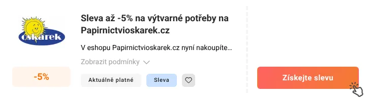 Jak využít slevu Papirnictvioskarek.cz