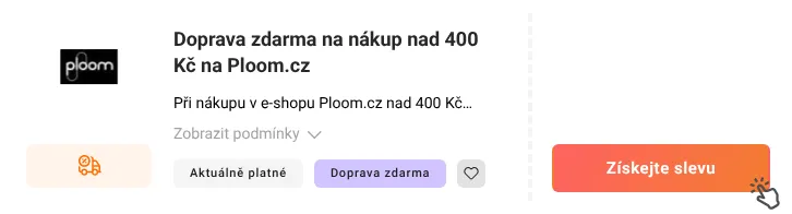 Jak využít slevu Ploom.cz