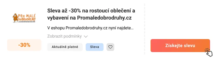 Jak využít slevu Promaledobrodruhy.cz