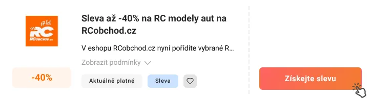 Jak využít slevu RCobchod.cz