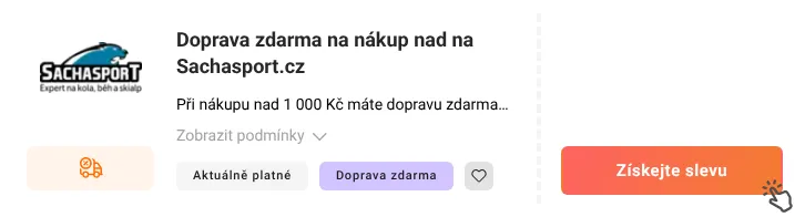 Jak využít slevu Sachasport.cz