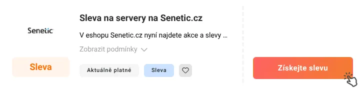 Jak využít slevu Senetic.cz