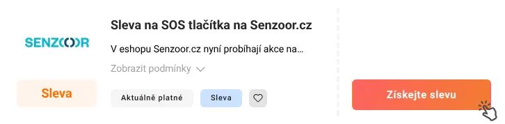 Jak využít slevu Senzoor.cz