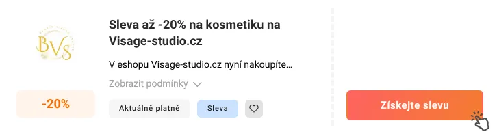 Jak využít slevu Visage-studio.cz