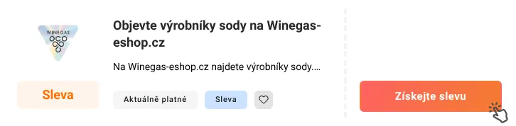 Jak využít slevu Winegas-eshop.cz
