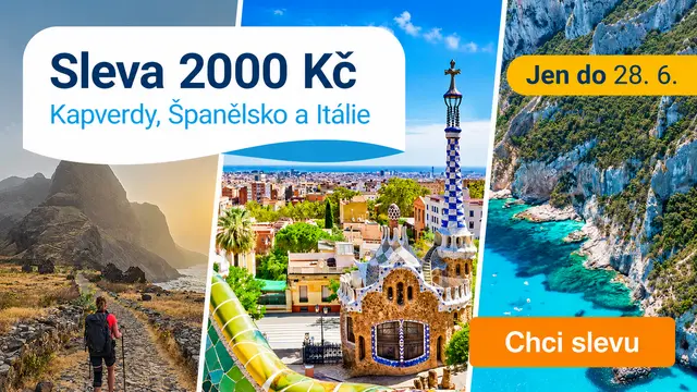 Sleva 2 000 Kč na letní dovolenou ve Španělsku, na Kapverdách nebo v Itálii na Invia.cz