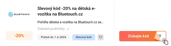 Jak využít slevový kupón Bluetouch.cz