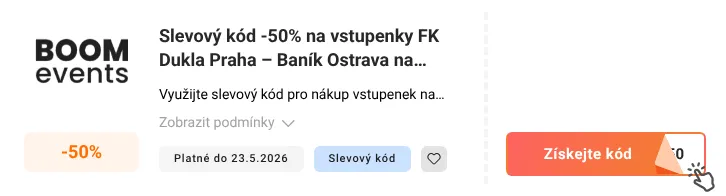 Jak využít slevový kód Boomevents.org