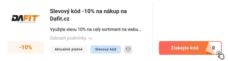 Jak využít slevový kód Dafit.cz