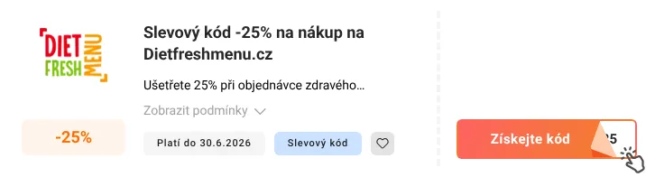 Jak využít slevový kód Dietfreshmenu.cz