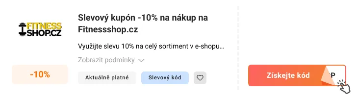Jak využít slevový kupón Fitnessshop.cz