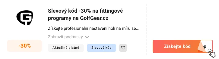 Jak využít slevový kód GolfGear.cz