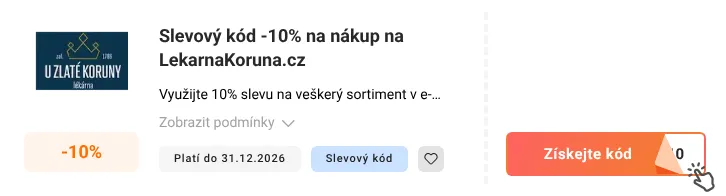 Jak využít slevový kód LekarnaKoruna.cz