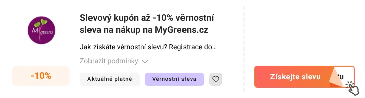Jak využít slevový kód MyGreens.cz