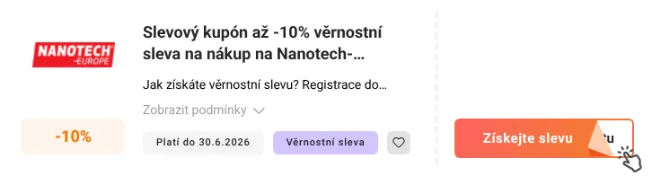 Jak využít slevový kupón Nanotech-europe.cz