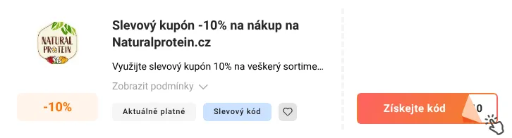 Jak využít slevový kód Naturalprotein.cz