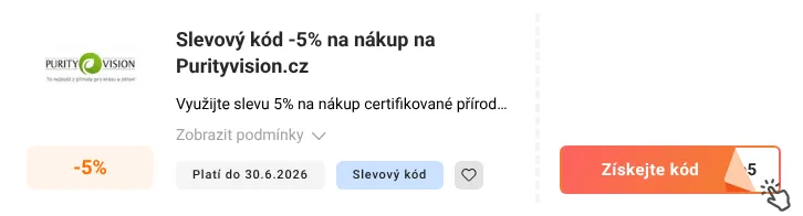 Jak využít slevový kód Purityvision.cz
