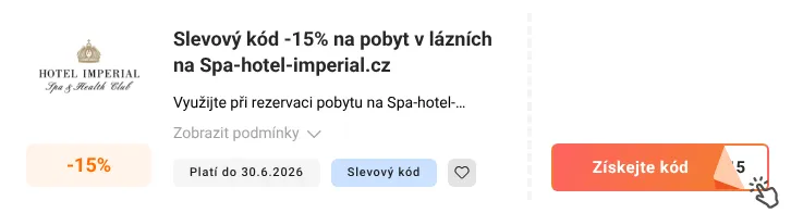 Jak využít slevový kód Spa-hotel-imperial.cz