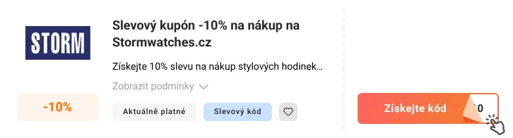 Jak využít slevový kód Stormwatches.cz