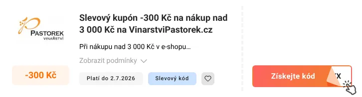 Jak využít slevový kupón VinarstviPastorek.cz