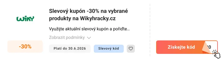 Jak využít slevový kupón Wikyhracky.cz