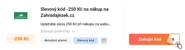 Jak využít slevový kupón Zahradajezek.cz