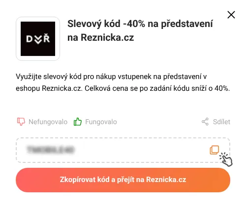 Návod jak zkopírovat slevový kód Reznicka.cz