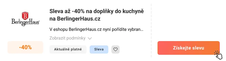 Jak využít slevu BerlingerHaus.cz