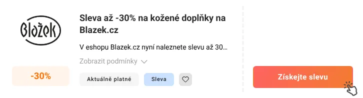 Jak využít slevu Blazek.cz