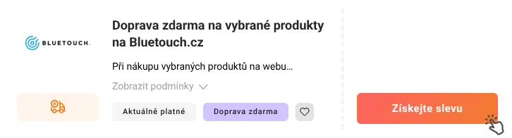 Jak využít slevu Bluetouch.cz