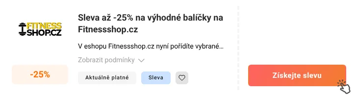 Jak využít slevu Fitnessshop.cz
