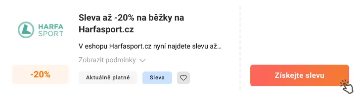 Jak využít slevu Harfasport.cz
