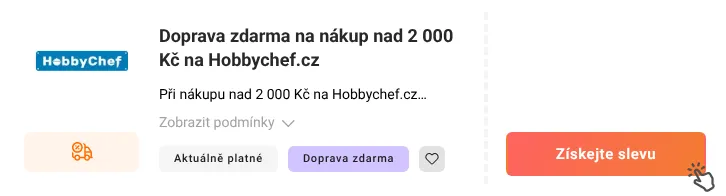 Jak využít slevu Hobbychef.cz