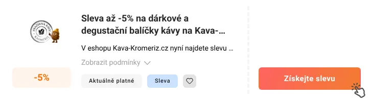 Jak využít slevu Kava-Kromeriz.cz